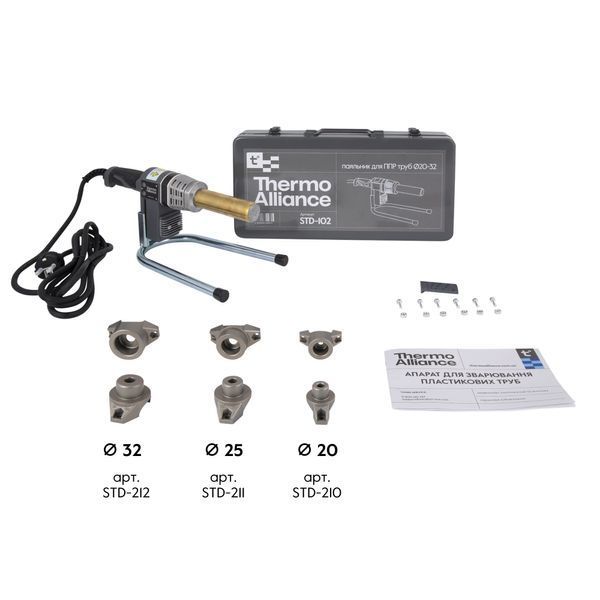 Паяльник для пластикових труб Thermo Alliance STD-102 &Oslash;20-32 (автоматичний 700W) SD00052959 фото