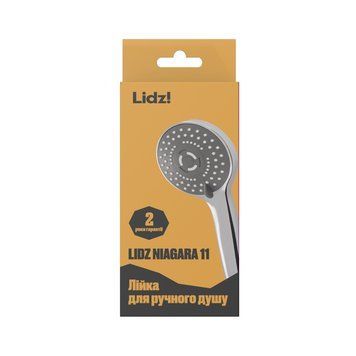 Лійка для ручного душу Лейки Lidz Niagara 11 98 мм округла LDNIA11CRM35464 Chrome SD00041568 фото