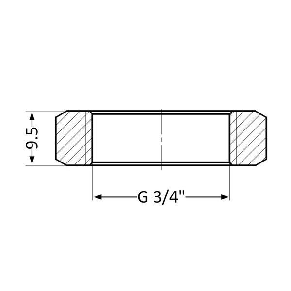 Контргайка Thermo Alliance Standart 3/4" SD40120 SD00047794 фото