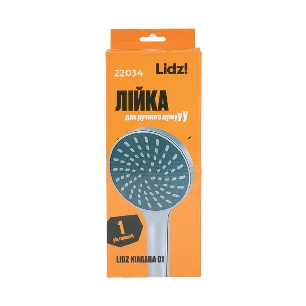 Лійка для ручного душу Лейки Lidz Niagara 01 98 мм округла LDNIA01CRM22034 Chrome SD00028131 фото
