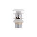 Донний клапан Pop-up для біде з переливом 70х70х110 mm White Qtap SD00049172 фото 3