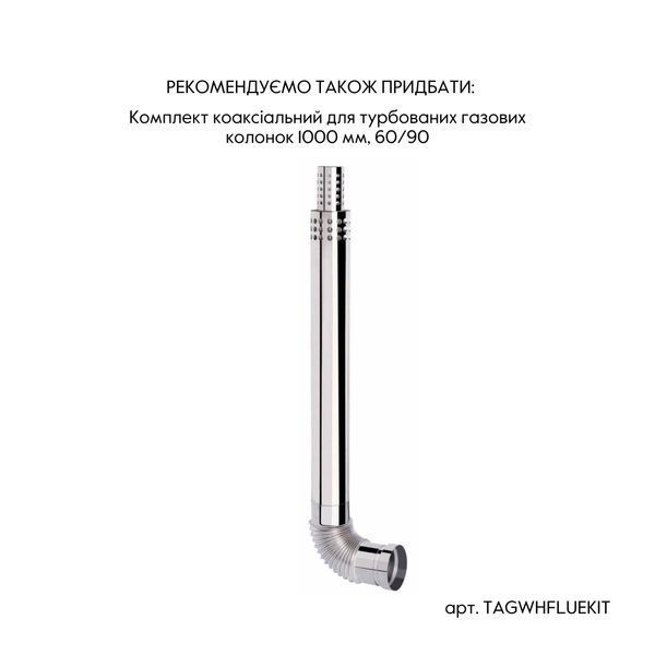 Колонка газова димохідна Thermo Alliance JSG20-10ETP18 10 л Silver SD00031251 фото