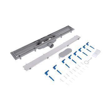 Трап Qtap Dry Tile304-900 лінійний з комбінованим закривом під плитку 900 мм SD00045321 фото