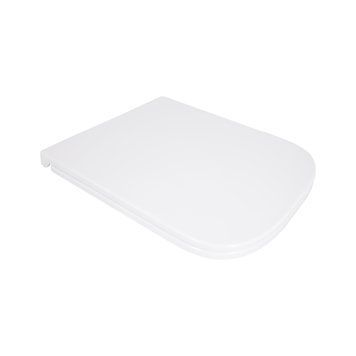 Сидіння для унітазу Qtap (Gemini 490) 428x344x37,5 мм, White, з мікроліфтом, Slim Duroplast, Quick Release QTSC179W49385 SD00055509 фото