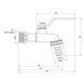 Кран поливальний Thermo Alliance Standart 3/4" SD140W20 SD00035644 фото 2